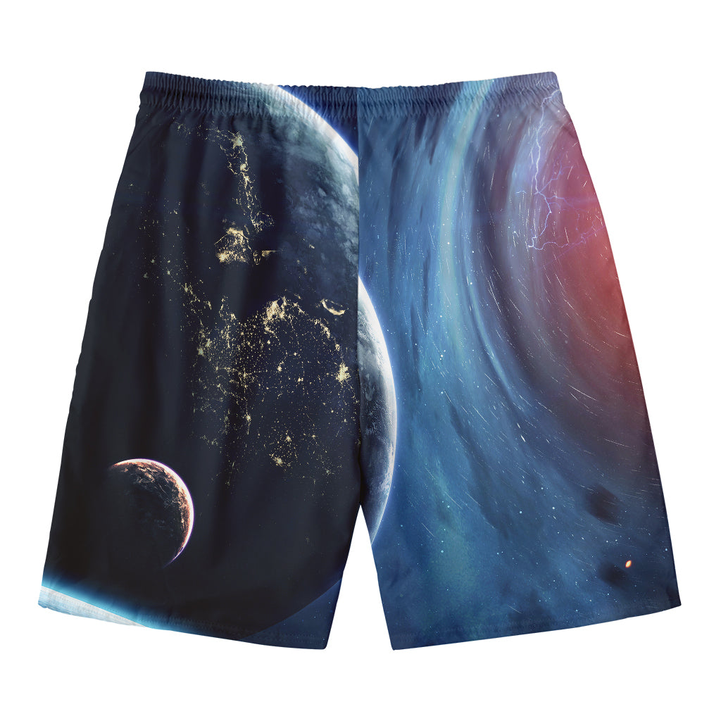 Endless Space Print Men's Swim Trunks