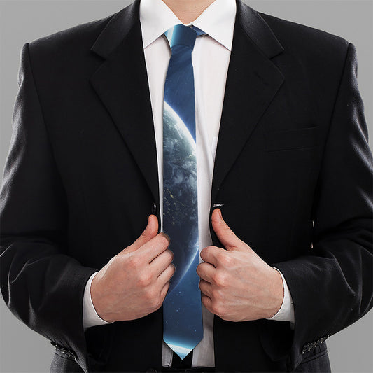 Endless Space Print Necktie