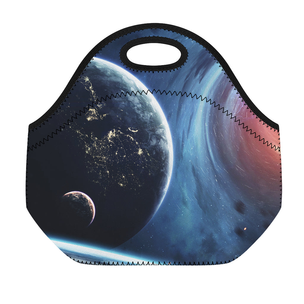 Endless Space Print Neoprene Lunch Bag
