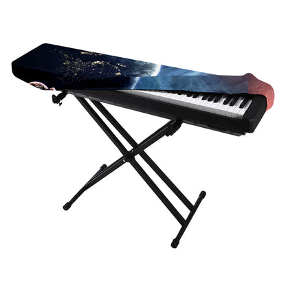 Endless Space Print Piano Keyboard Cover