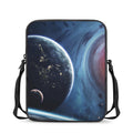 Endless Space Print Rectangular Crossbody Bag
