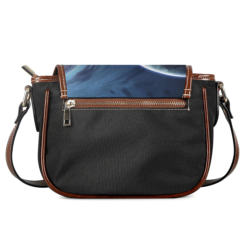 Endless Space Print Saddle Bag