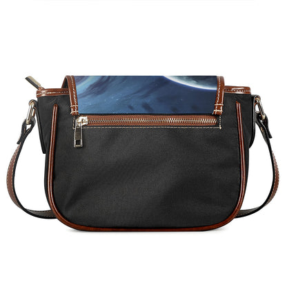 Endless Space Print Saddle Bag