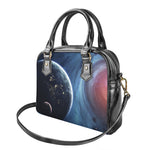 Endless Space Print Shoulder Handbag