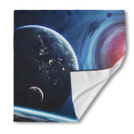 Endless Space Print Silk Bandana