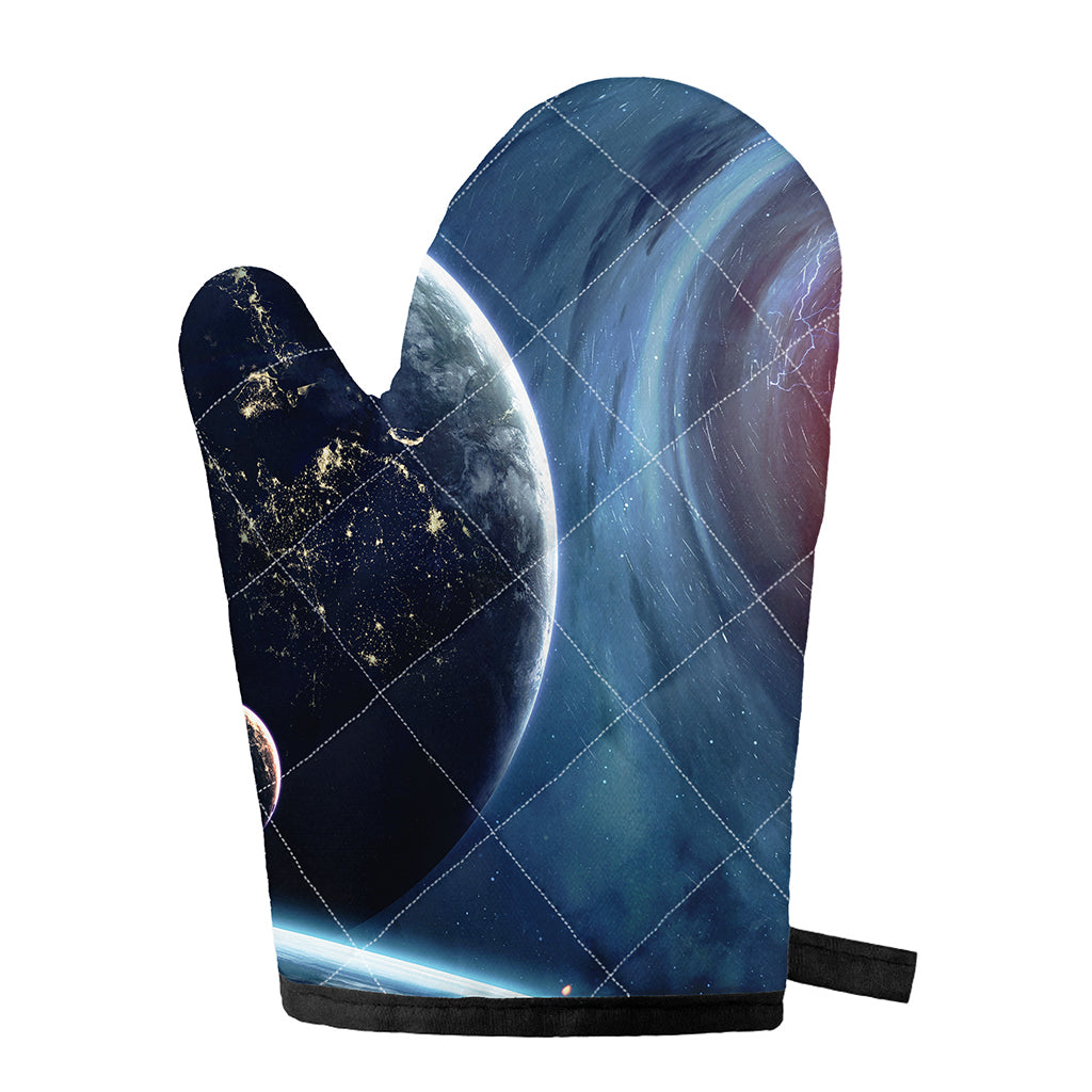 Endless Space Print Single Oven Mitt