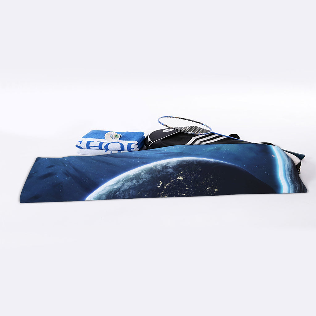Endless Space Print Sports Towel