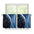 Endless Space Print Tier Curtains