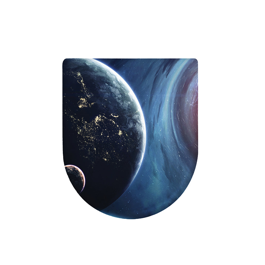Endless Space Print Toilet Lid Cover
