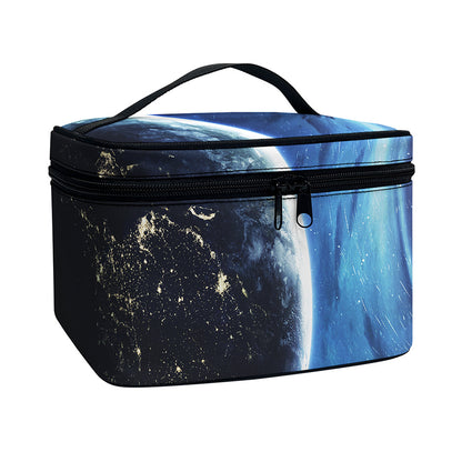 Endless Space Print Travel Makeup Bag