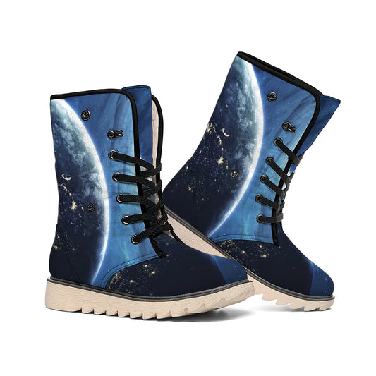 Endless Space Print Winter Boots