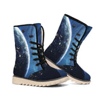 Endless Space Print Winter Boots