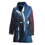 Endless Space Print Women's Bathrobe