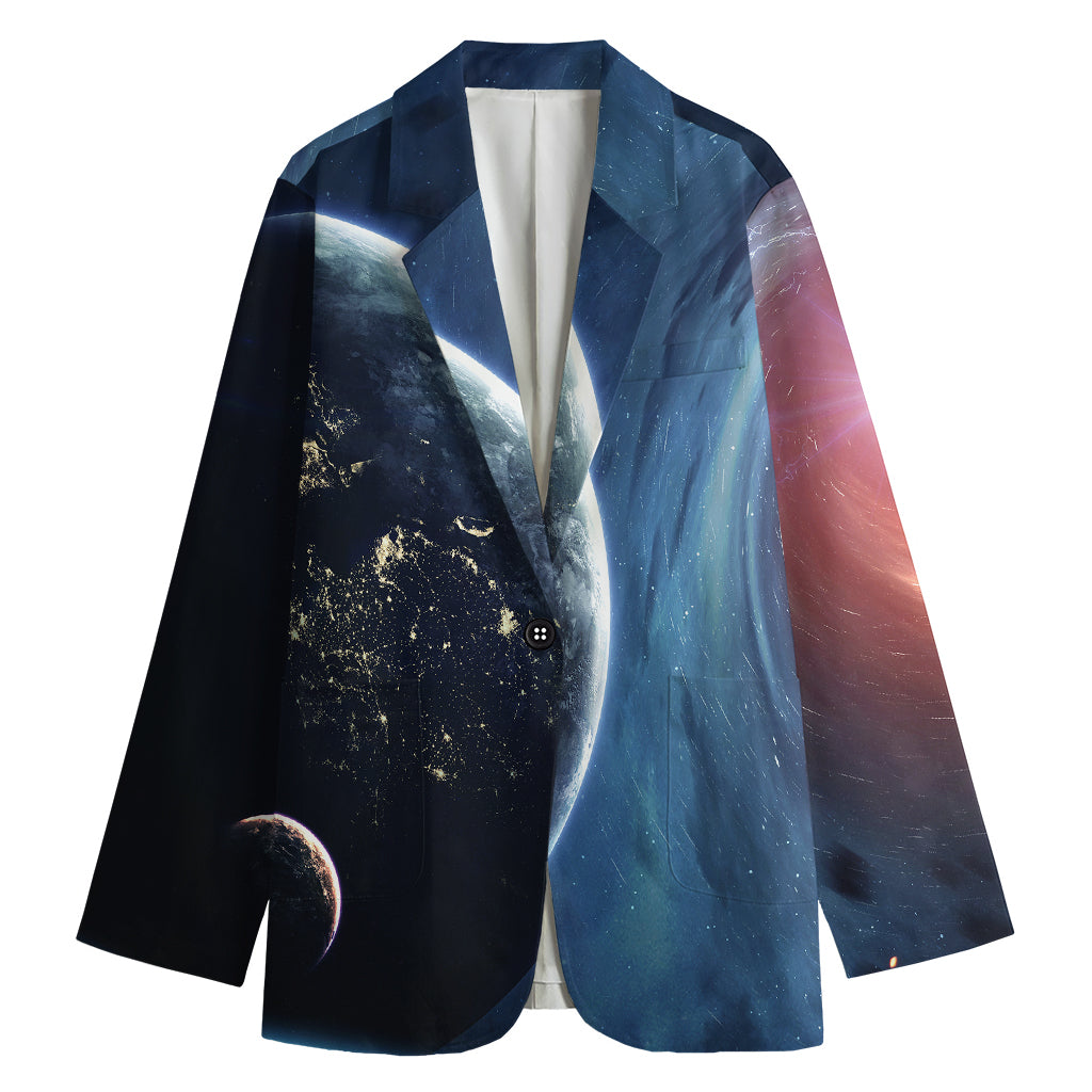 Endless Space Print Women's Blazer