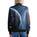 Endless Space Print Women's Bomber Jacket