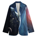 Endless Space Print Women's Cotton Blazer