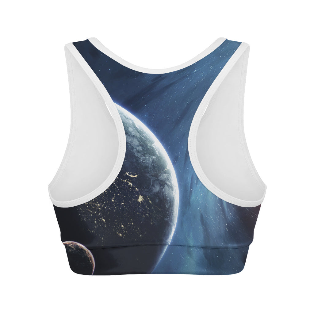 Endless Space Print Women's Sports Bra