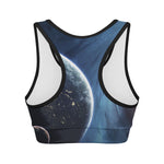 Endless Space Print Women's Sports Bra