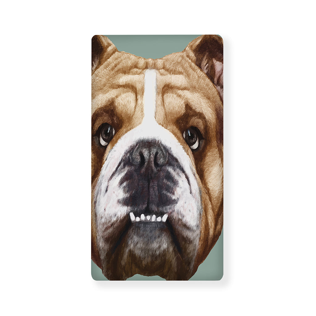 English Bulldog Portrait Print Baby Crib Sheet