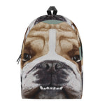 English Bulldog Portrait Print Backpack