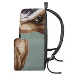 English Bulldog Portrait Print Backpack