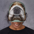 English Bulldog Portrait Print Baseball Cap