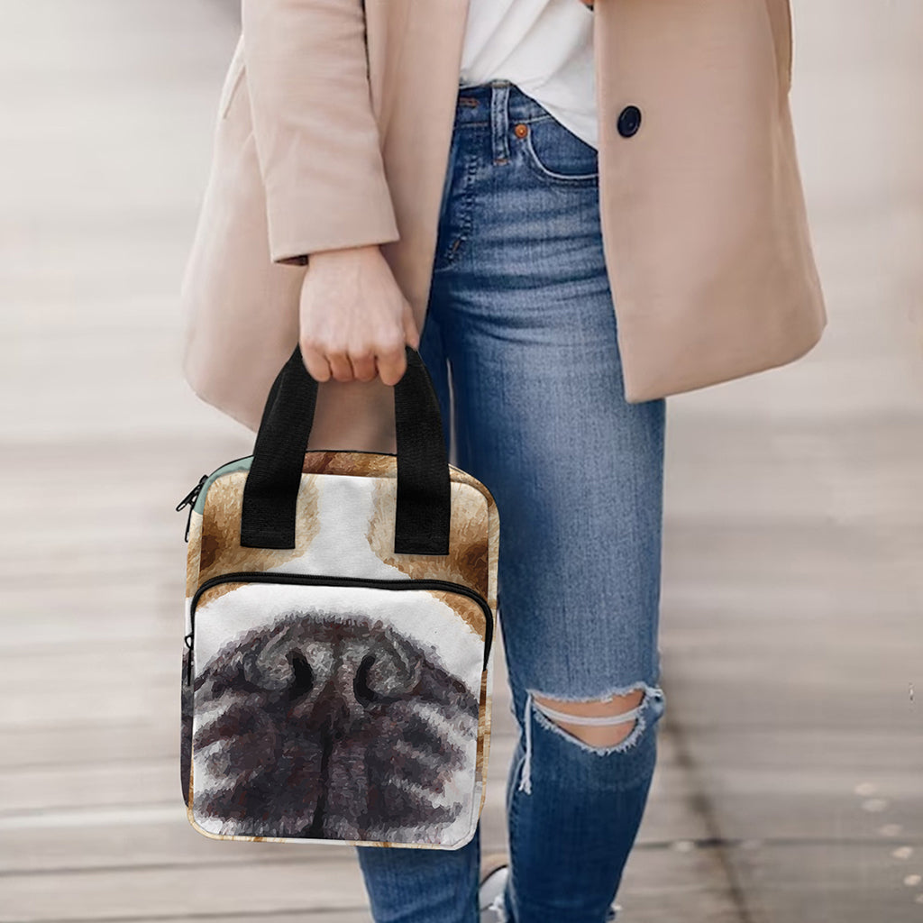 English Bulldog Portrait Print Bible Tote Bag