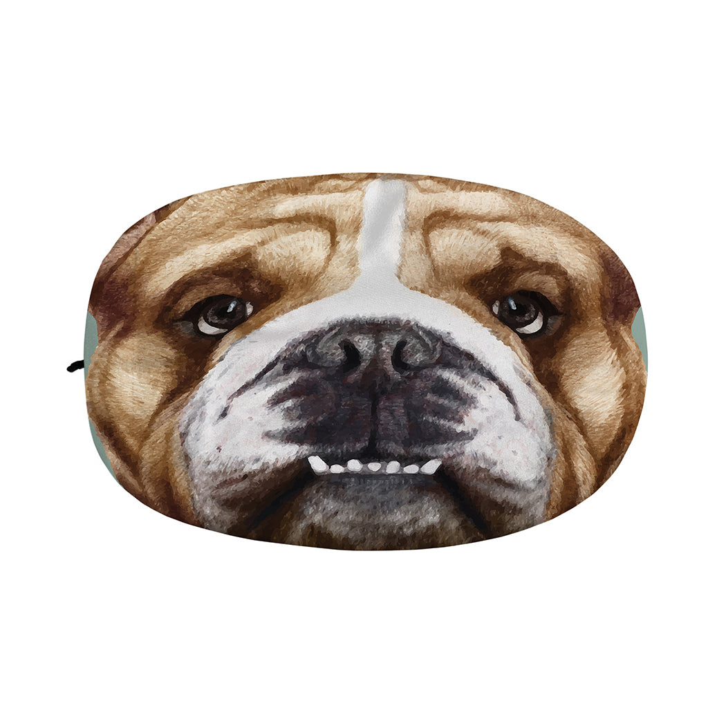 English Bulldog Portrait Print Car Side Mirror Covers