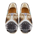 English Bulldog Portrait Print Casual Shoes