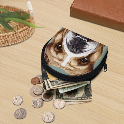 English Bulldog Portrait Print Coin Purse