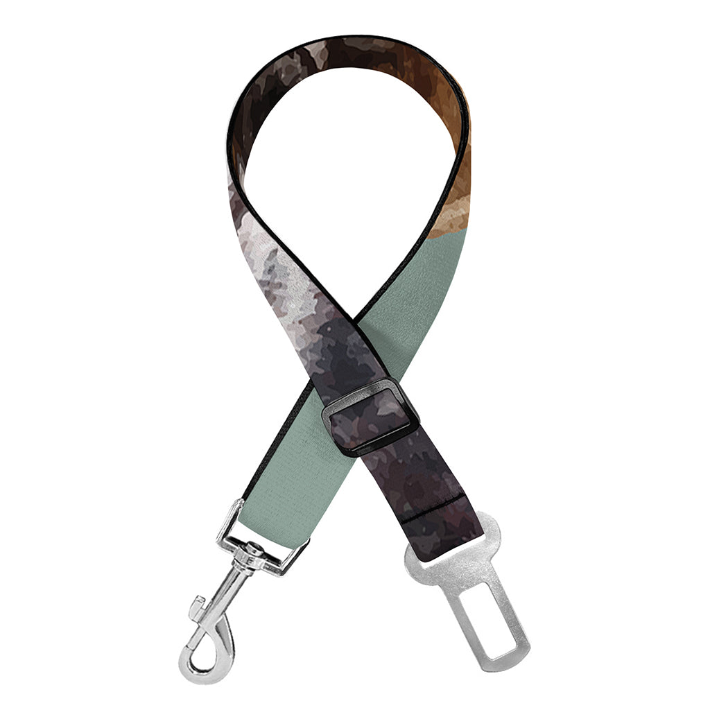 English Bulldog Portrait Print Dog Seat Belt