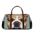 English Bulldog Portrait Print Duffel Bag