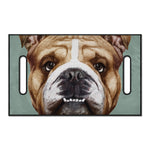 English Bulldog Portrait Print Golf Cart Seat Cover