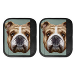 English Bulldog Portrait Print Handle Covers