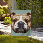 English Bulldog Portrait Print House Flag