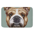 English Bulldog Portrait Print Indoor Door Mat