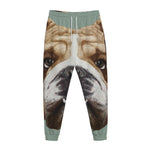 English Bulldog Portrait Print Jogger Pants