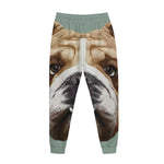 English Bulldog Portrait Print Jogger Pants