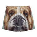English Bulldog Portrait Print Mesh Shorts