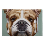 English Bulldog Portrait Print Placemat