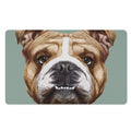 English Bulldog Portrait Print Polyester Doormat