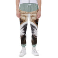 English Bulldog Portrait Print Joggers