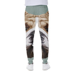 English Bulldog Portrait Print Scuba Joggers