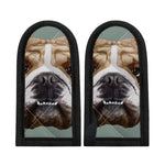 English Bulldog Portrait Print Skillet Handle Cover