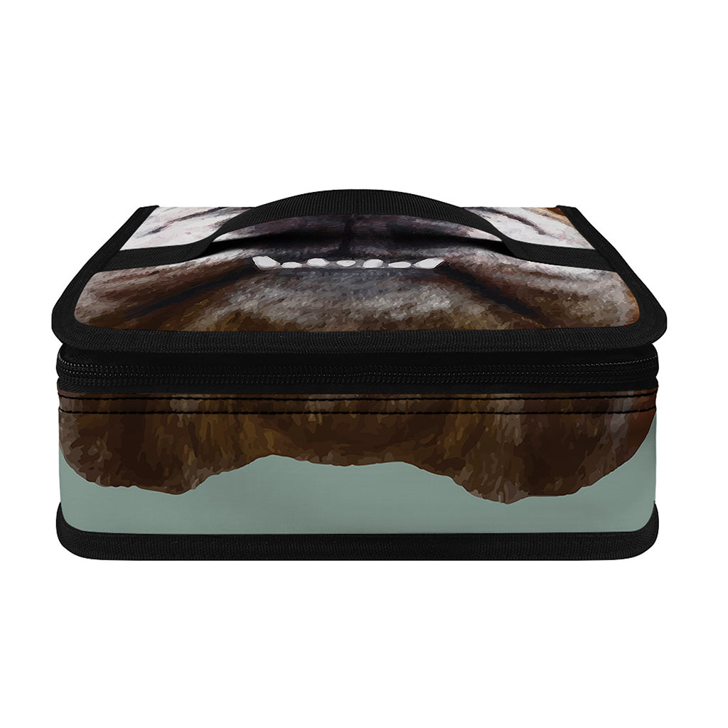English Bulldog Portrait Print Small Lunch Bag