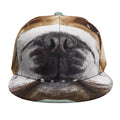 English Bulldog Portrait Print Snapback Cap