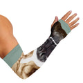 English Bulldog Portrait Print Sun Protection Arm Sleeves