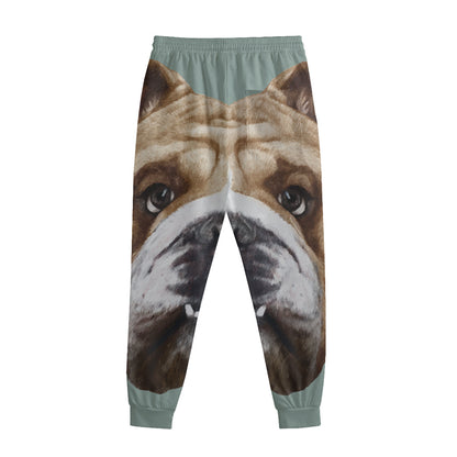 English Bulldog Portrait Print Sweatpants