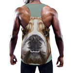English Bulldog Portrait Print Training Tank Top