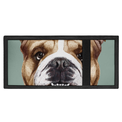English Bulldog Portrait Print Trifold Wallet
